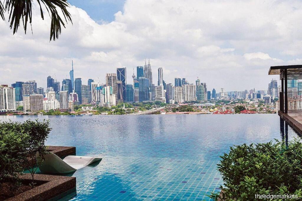Studio Near Klcc And Lrt With Superb View Kuala Lumpur Exteriör bild