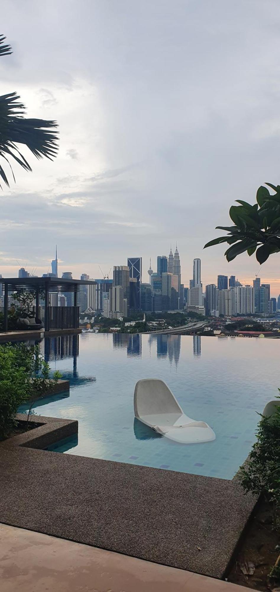 Studio Near Klcc And Lrt With Superb View Kuala Lumpur Exteriör bild